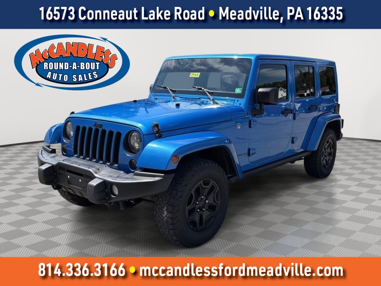 2016 Jeep Wrangler Unlimited Backcountry