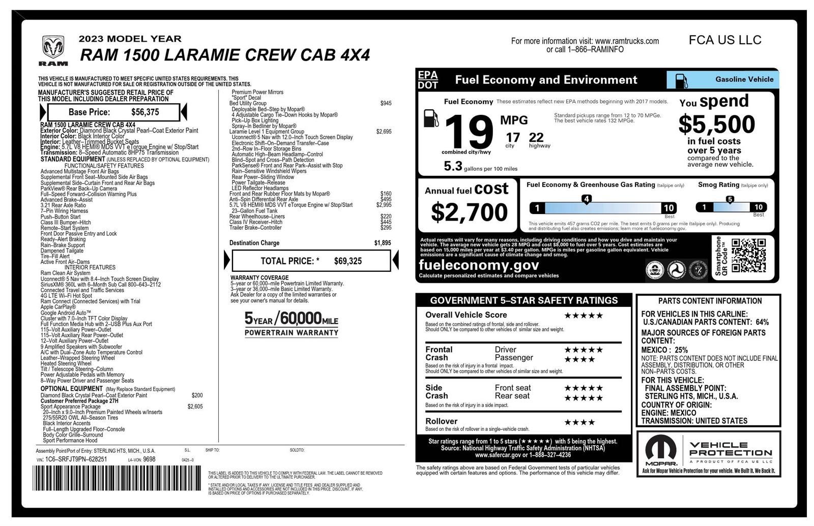 2023 RAM 1500 Laramie